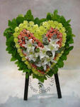 Sympathy Heart Wreath - CODE 95994
