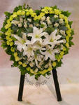 Sympathy Heart Wreath - CODE 9148